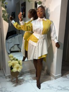 Soleil Asymmetry Dress