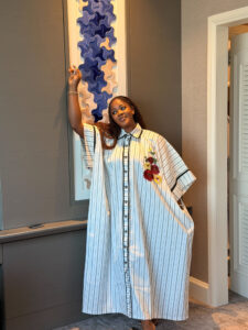 The Lumière Striped Kaftan