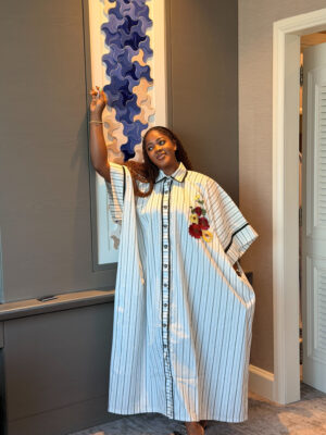 The Lumière Striped Kaftan