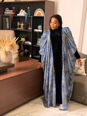 Blue dynasty luxury kaftan